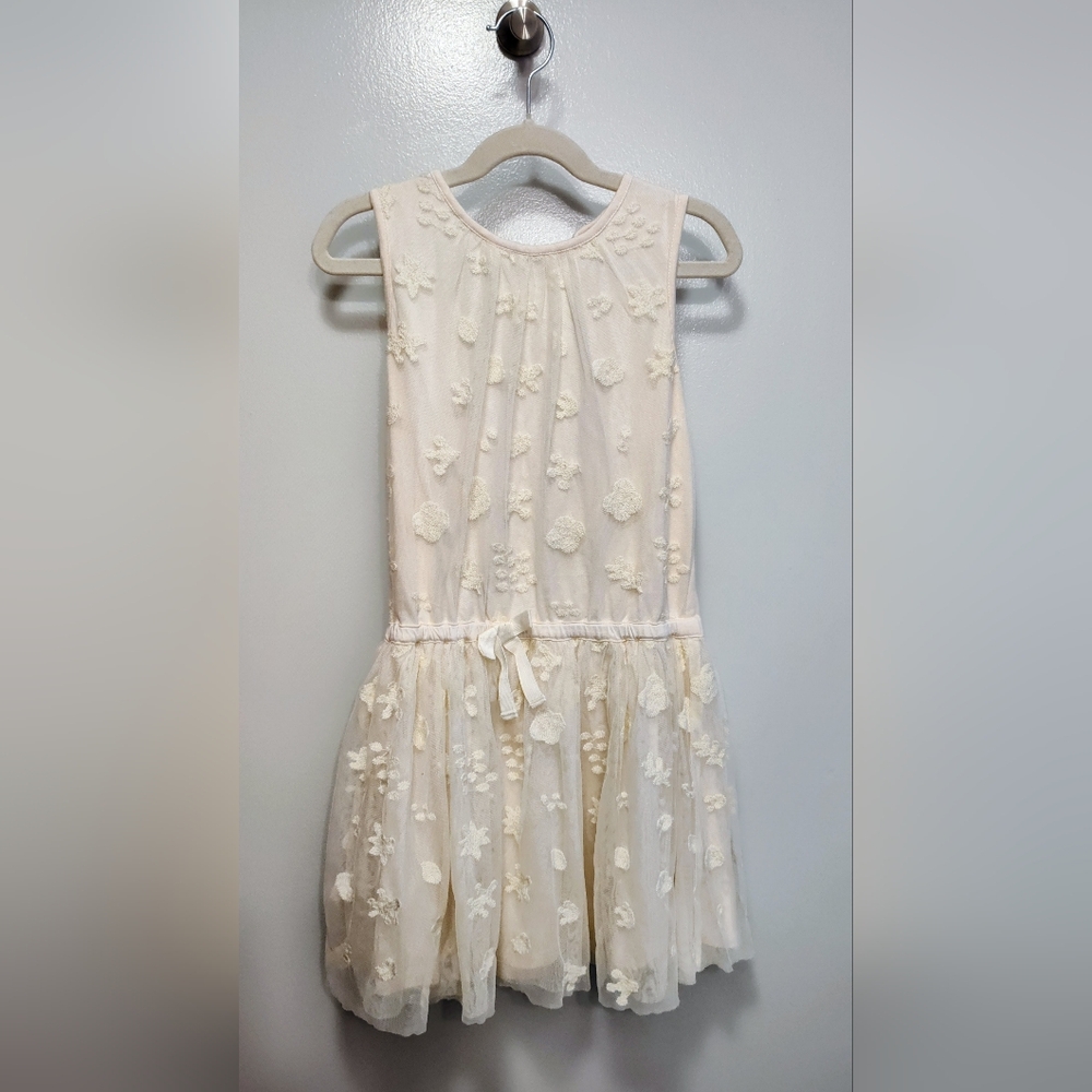 Mini Boden Cream Floral Kids Dress